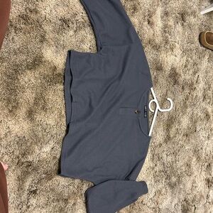 Blue Long Sleeve Top